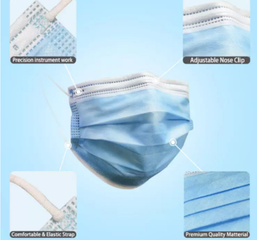 Kid earloop face mask disposable face mask