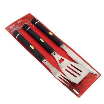 3pcs bbq accessories tools set for party