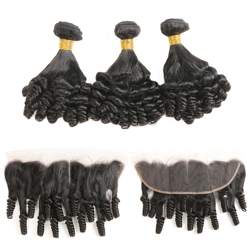 9A  Grade Virgin Brazilian Human Hair Cuticle Aligned Fumi Pixie,Afro curl,Spring,Ocean,Bouncy,magic curl Hair Extensions