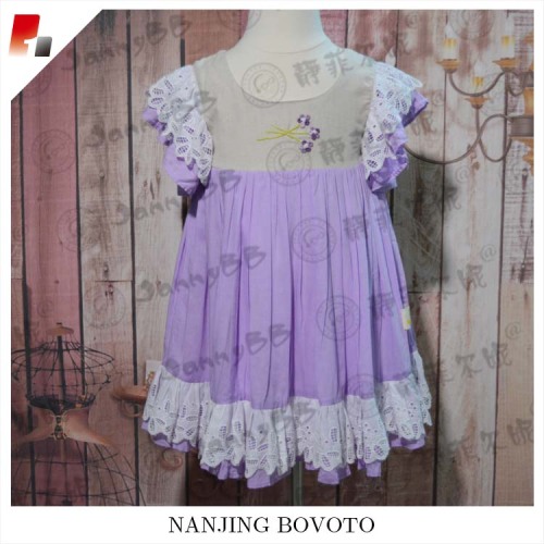 Light Purple Bordir Lace Dress Cocok Untuk Pesta