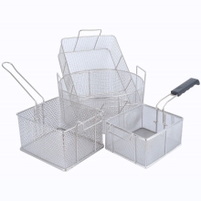 Stainless Steel Fry Baskets for Deep Fryer - Washsafe French Fries Wire Mesh