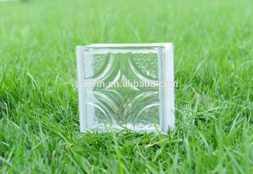 Small craft transparent glass block