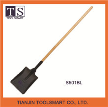 garden long wooden handle spade shovel