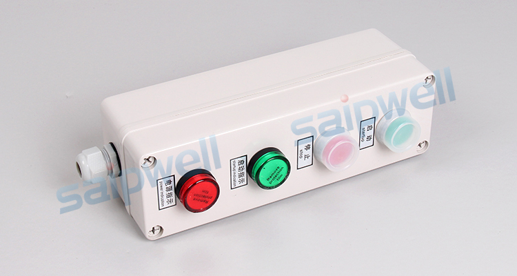 SAIP/SAIPWELL Hot Sales Dustproof Electric Outdoors Emergency 3 Push Button Switch Box