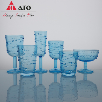 Spiral pattern of water droplets Glass Water Cup