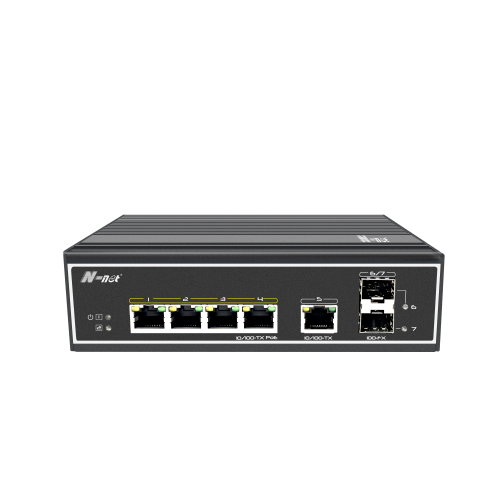 7 ports Industrial PoE Switch