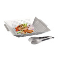 BBQ Grilling Basket Set for Veggies, Seafood, Meats