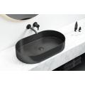 Black Shower Basin Stainless Steel Bathroom Sink