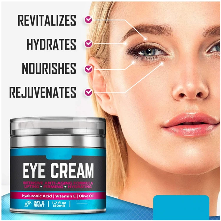 Collagen Best Skin Anti Aging Wrinkles Organic Private Label Eye Cream for Women