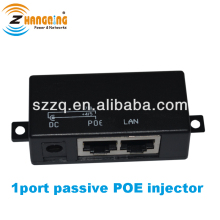 Dual Output Passive Power Over Eth (PoE) DC Inj - 2.1mm Jack
