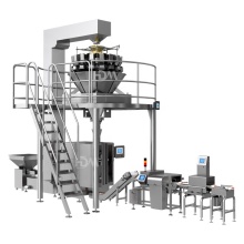 Cookies Rice and Biscuit Multihead Weigher Check Weigher Packing Machine