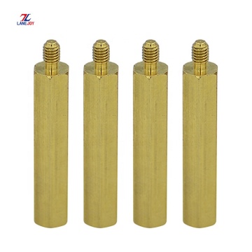 Customized Long hex brass coupling