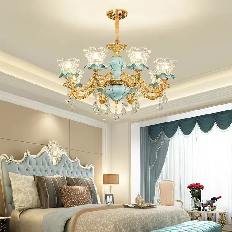 Elegant K9 Crystal Luxury Pendant Chandelier for Hotels