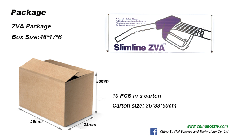 ZVA Slimline 2 DN19 Automatic Shut Off Nozzle 3/4" fuel dispenser nozzle