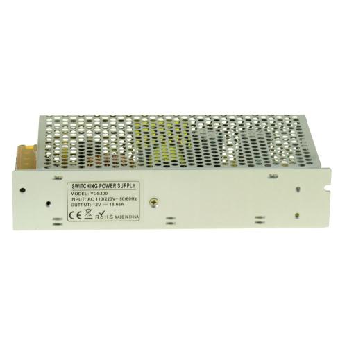 Fuente de alimentación de 200W para luz LED 12V 16.67A