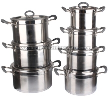 7PCS Stainless Steel Pots