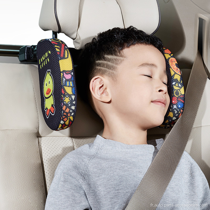 Oreiller de sommeil réglable en sécurité automobile pour les enfants
