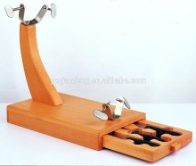 Ham holder with knife and sharpenner D007(27)