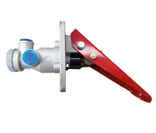 Brake control valve with pedal