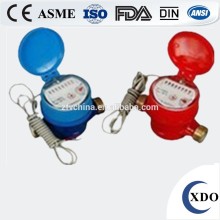 Factory Price Single Jet Dry Type Vane Wheel Water Meter with reed switch option