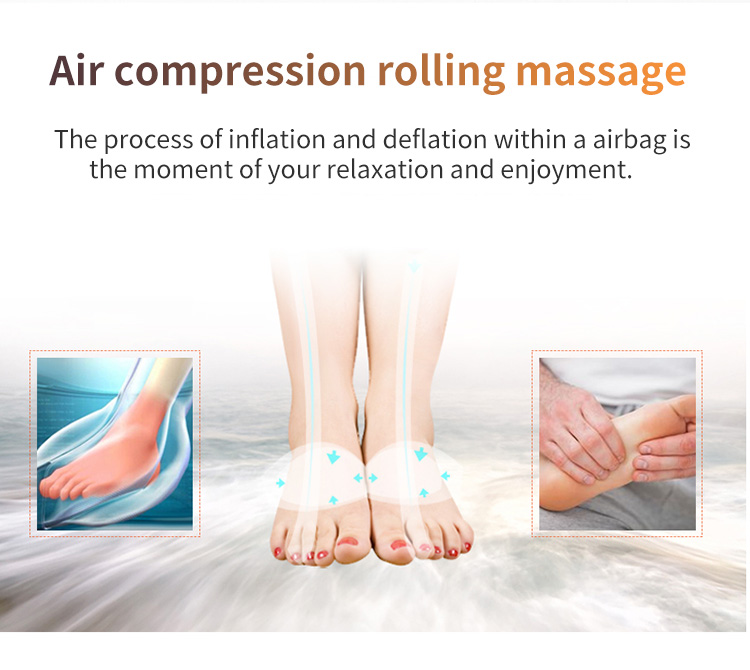 new mini pneumatic compression device foot massager for sports recovery