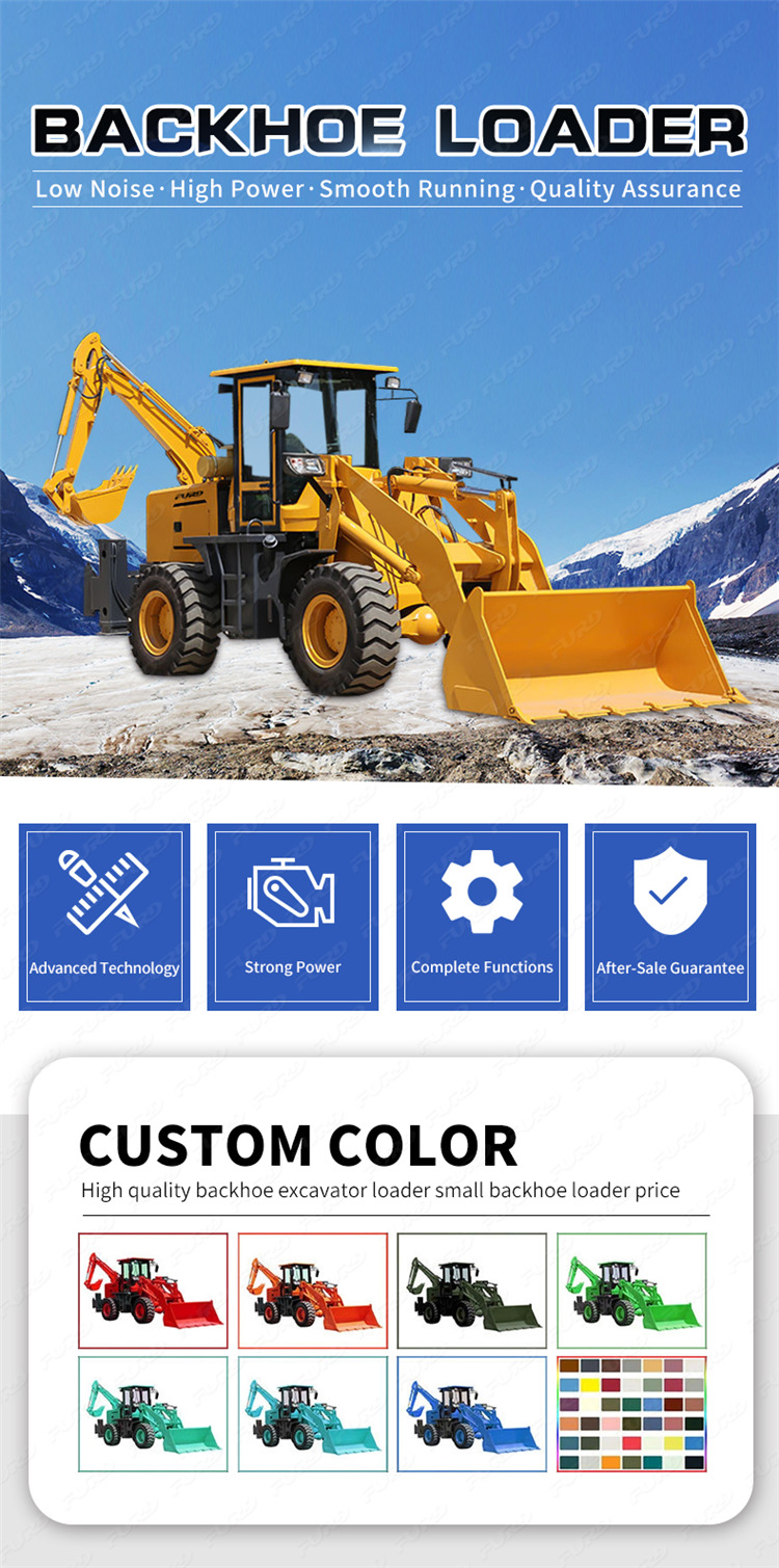 3-6 Ton Top Quality Backhoe Loader