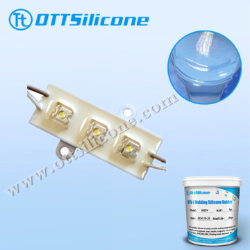 Addition cure silicone rubber for electronic potting compound