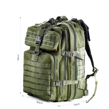 50l tactical backpack camo blue