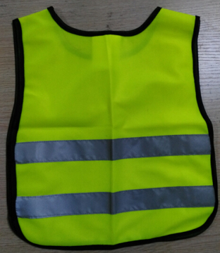 Reflective safety children vest with reflective tape