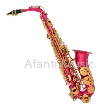 Hot Sale Pink Body Student Alto Saxophone/ Saxophone (AAS001PK)