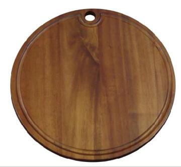 Round Acacia Chopping Board With Hanging Hole