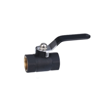 Yuhuan Universal Nylon Plastic Brass Internal Female Ball Valve - Black Plastic Ball Valves
