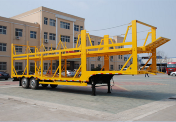CIMC 2 Axles Hot sell car carrier trailer and axle trailer
