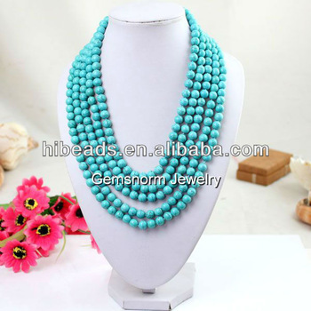 Handmade new turquoise necklace unique design TQNA01