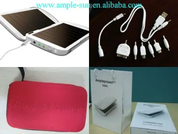 Travelling smart portable mobile solar charger for mobile phone,MP3, PDA & digital