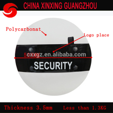 Round light weight rubber grip Anti-riot Shield