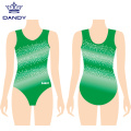 Maillot de gimnasia con diamantes ombre