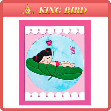 Sleeping Beauty handmade decoration photo collage frame