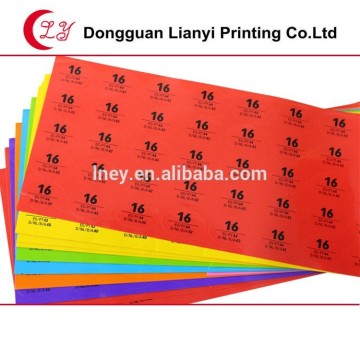 Most Popular Colorful paper Sticker