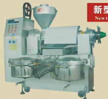 Combined oil press of automatic adjustment