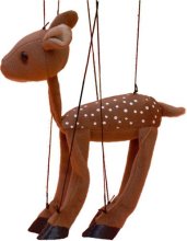 2014 new design plush marionette puppet, cute string puppet