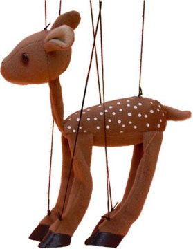 2014 new design plush marionette puppet, cute string puppet