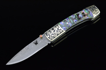 damascus steel folding knives and handcrafted knives,folding knives for sale