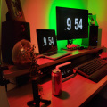 Home Computertabellen Laptop RGB Gaming Schreibtisch