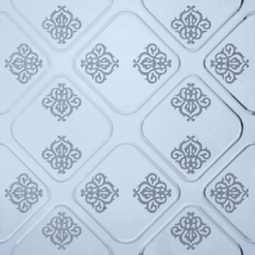 2014 new design pattern random size long strip white glass mosaic tile