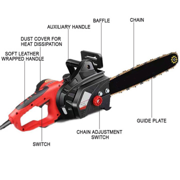 Sierras de cadena de corriente inalámbrica de mini motosierra de 2800W MINI