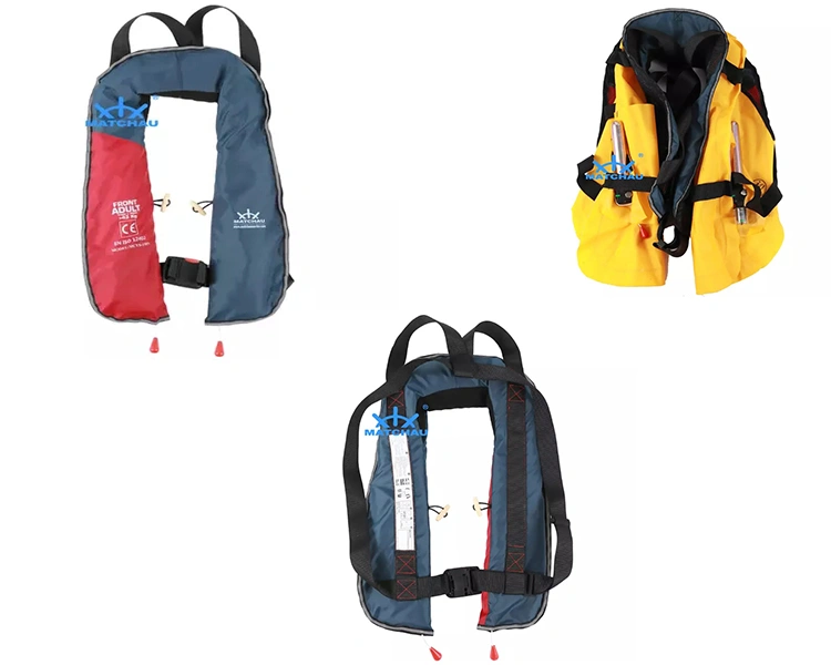 Auto+Manual Type 150n Twins Air Chamber Inflatable Lifejacket