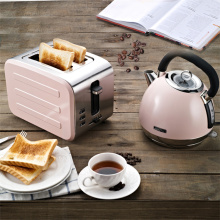 Nordic Pink 2 Slice Toaster and Electrical Kettle