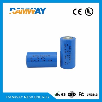 ER17335 battery,2/3A battery,2/3A Bobbin type 3.6v lithium battery from Ramway