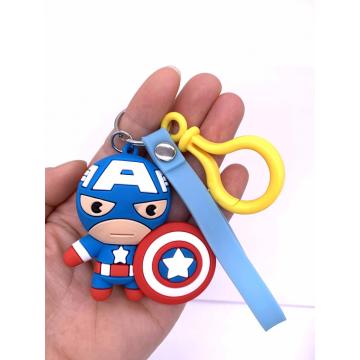 Movie Character Rubber Keychain